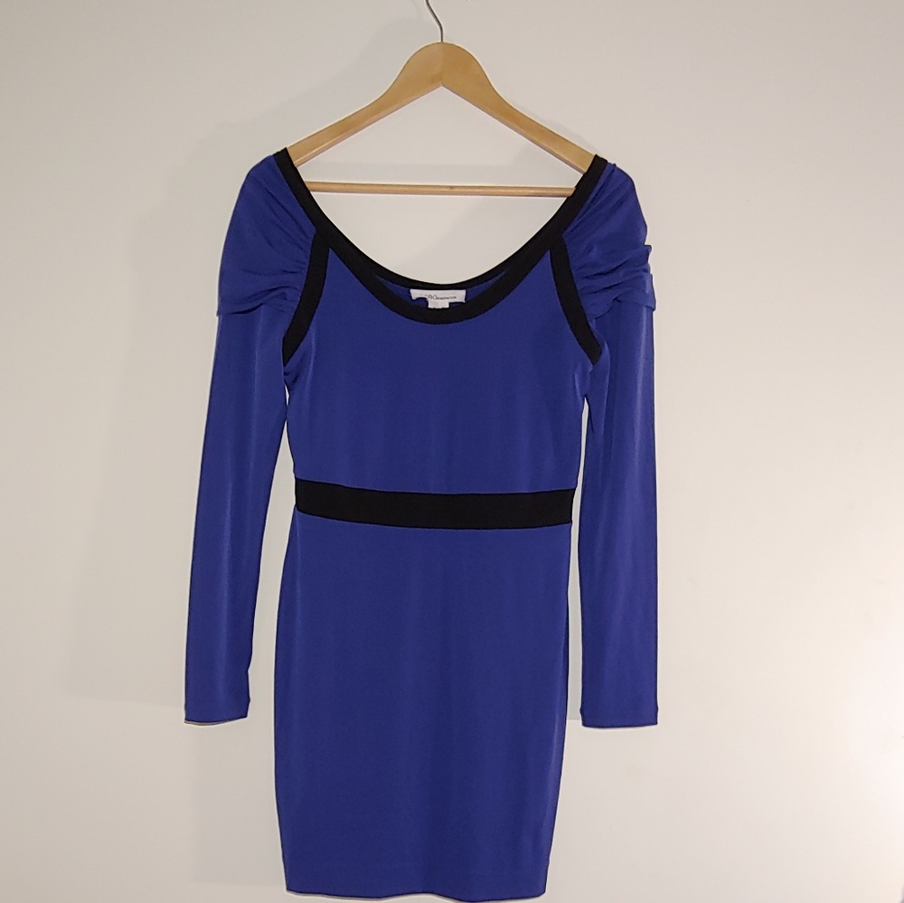 BCBG generation blue & black dress size Medium
